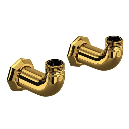 Rohl Deco Wall Unions U.6181ULB